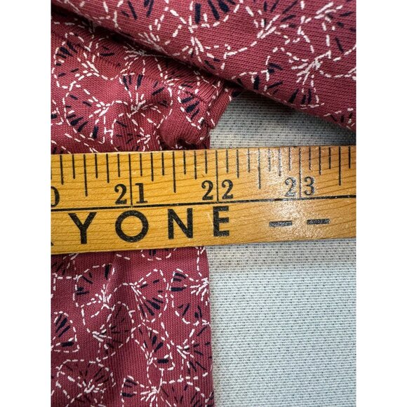 Cj Banks Womens V-Neck 3/4 Sleeve Top Blouse Size X Rose Patterned Casual - Picture 6 of 10